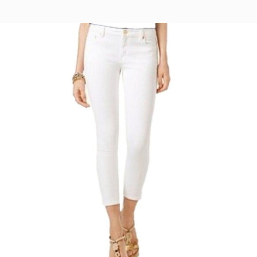 Michael Kors Women's Cropped White Jeans